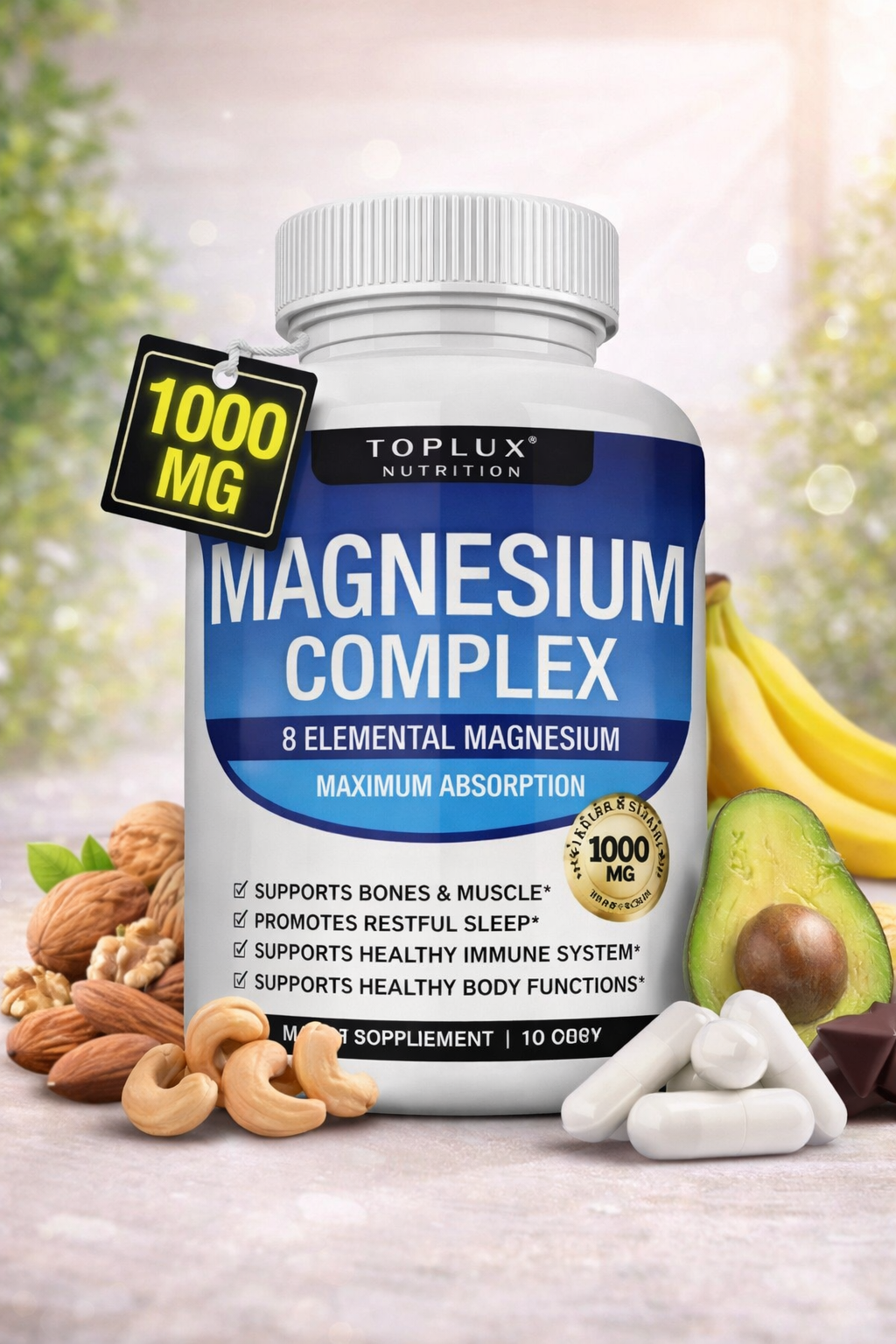 MAGNESIO COMPLEX 8 ELEMENTAL 1000 mg