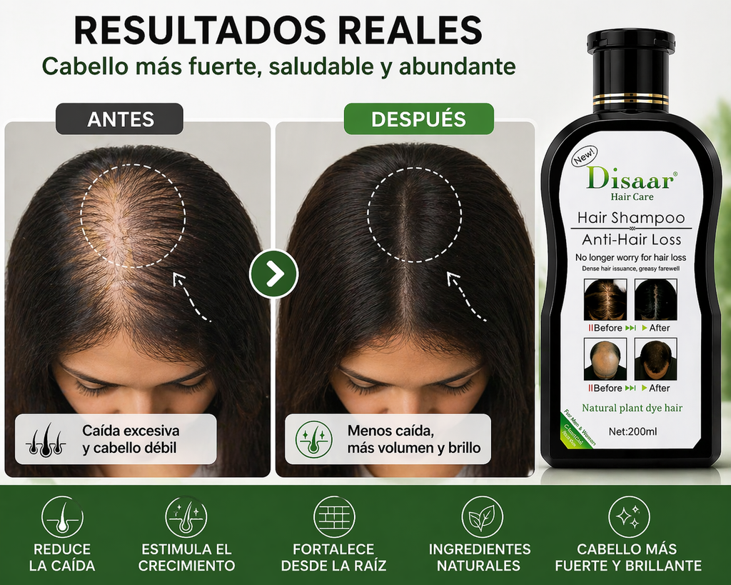 Shampoo Anticaida Hair Care Disaar 200 M